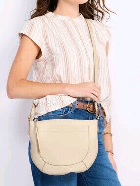 LUCKY BRAND KYLA POCKET LEATHER CROSSBODY HANDBAG